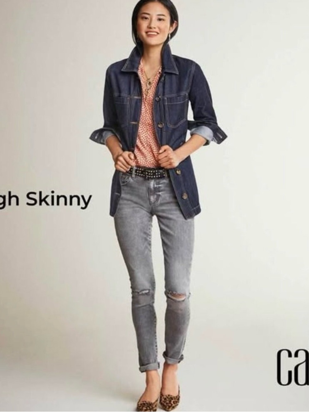 🩷4 for $35 🩷Cabi high skinny jeans grey